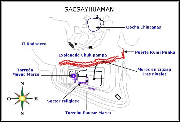 Image result for map of sacsayhuaman